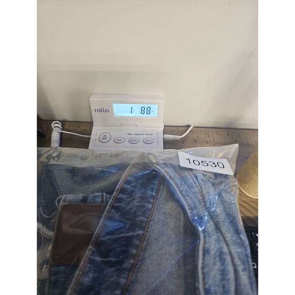 We The Free Jeans Womens 31 Medium Wash Distressed Raw Hem - Picture 8 of 8